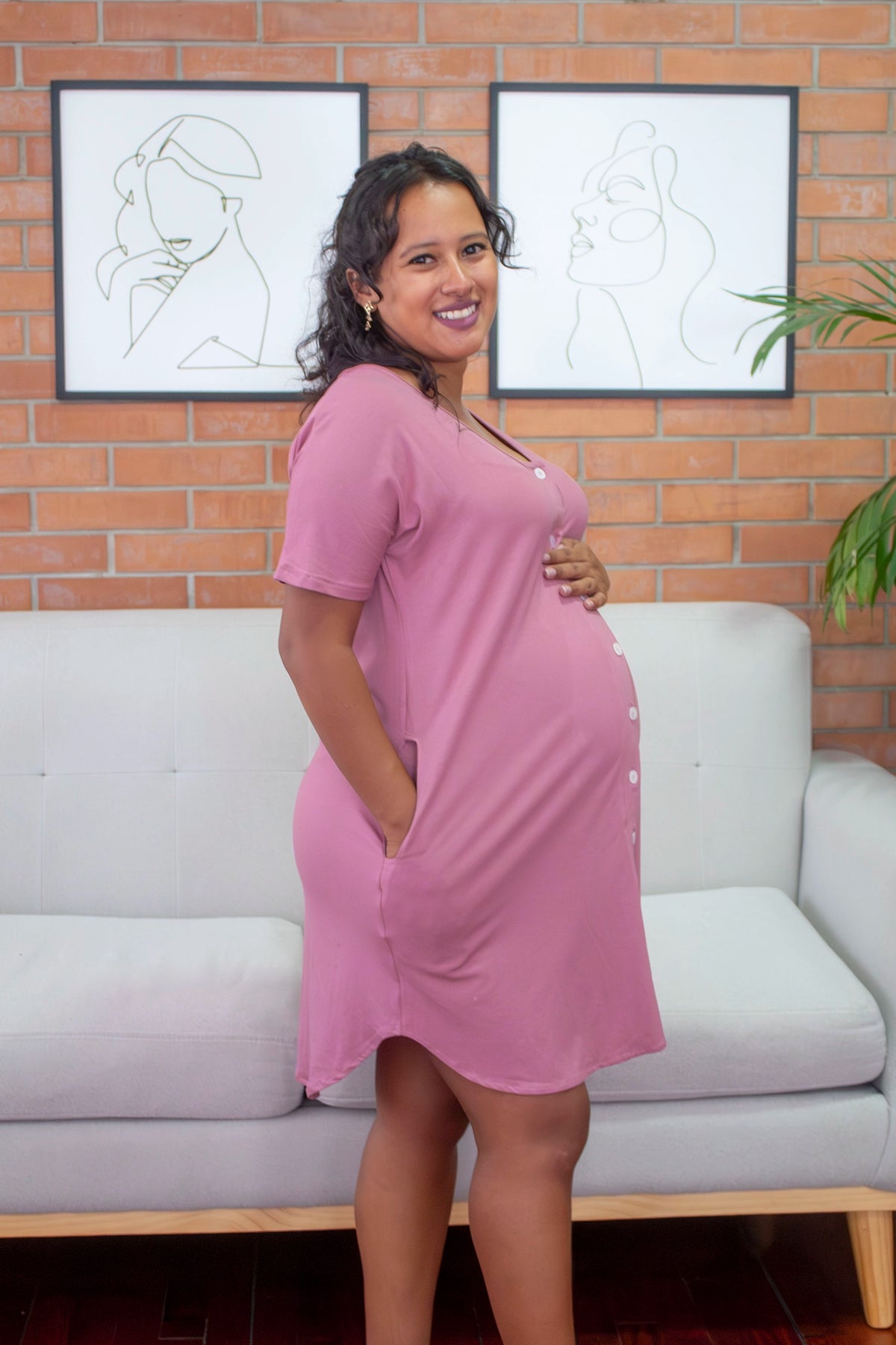 Bata-Clinica-embarazo-lactancia-Carly-palo-rosa-3